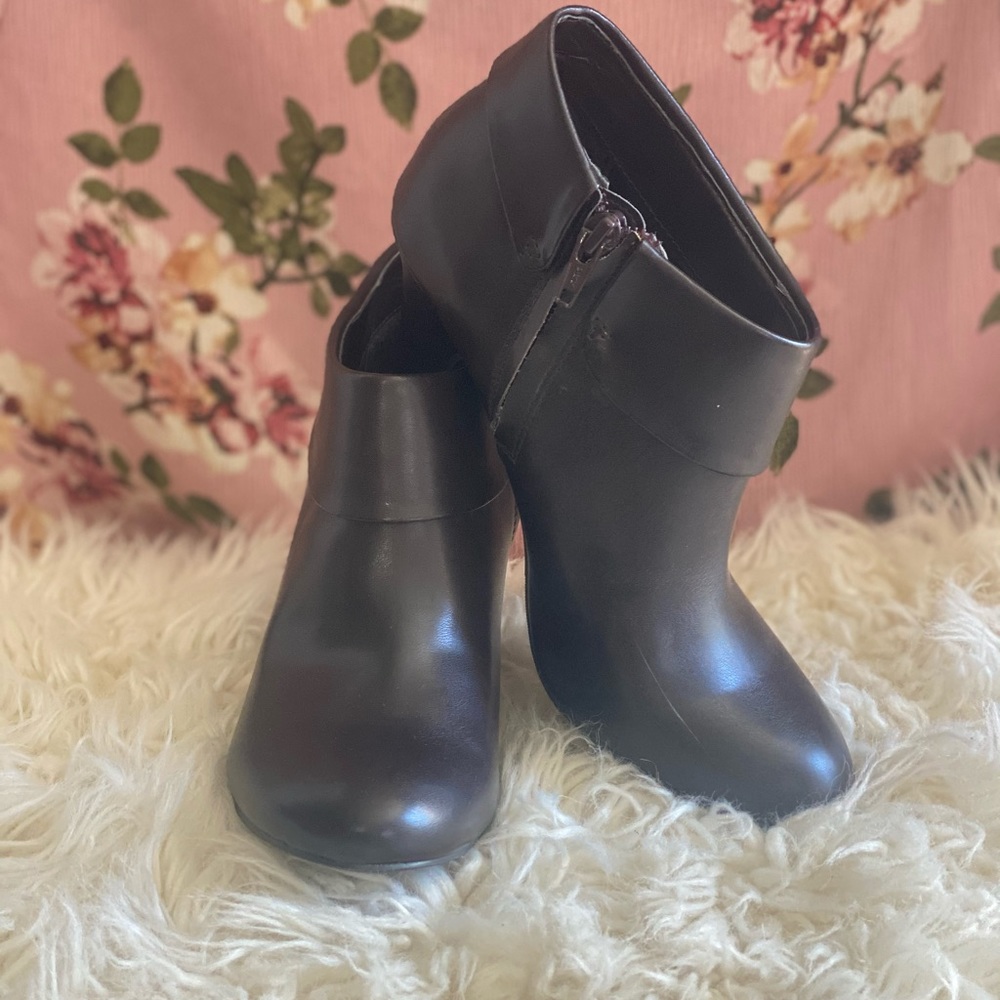 Brown booties